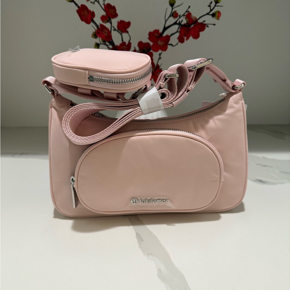 Lululemon Crossbody Bag w/ Nano Pouch - Flush Pink